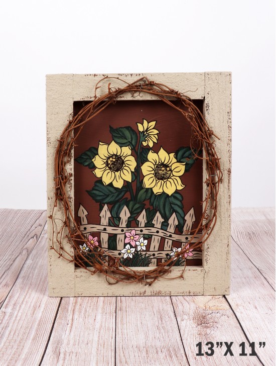 Sunflower Themed Picture Frame